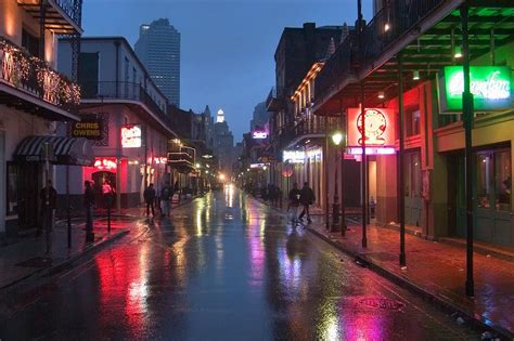 French Quarters | New orleans bourbon street, Bourbon street, Rainy street