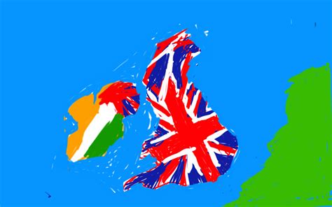 UK and Ireland flag map by UNPSTcommandermark on DeviantArt