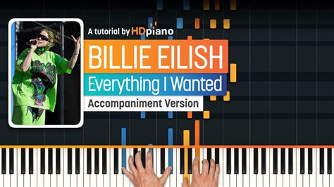 Everything I Wanted by Billie Eilish Piano Tutorial | HDpiano