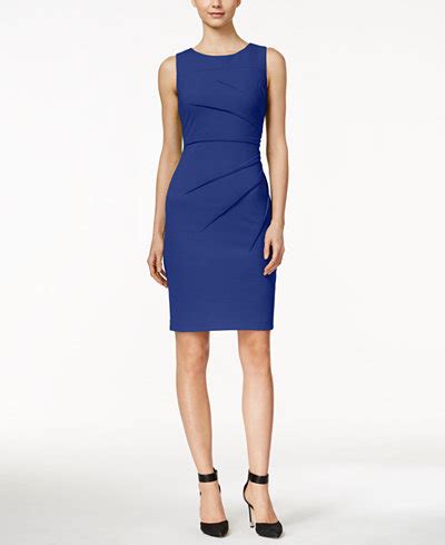 Calvin Klein Sunburst Sheath Dress - Dresses - Women - Macy's