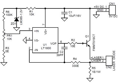 Adjustable Constant Current LASER Diode/LED driver - Electronics-Lab.com