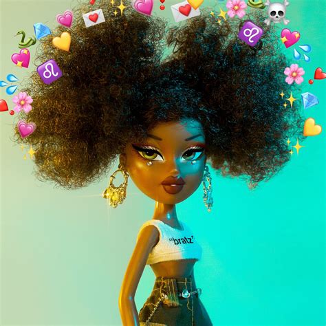 Pin by amore’ on BLK & HONEY | Black bratz doll, Bratz doll makeup ...