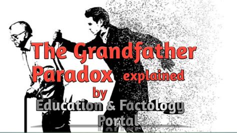 The Grandfather Paradox explained with solution - YouTube