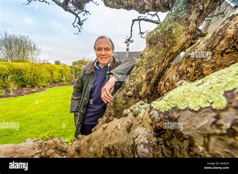 Actor Charles Collingwood, Brian Aldridge from "The Archers", at home ...