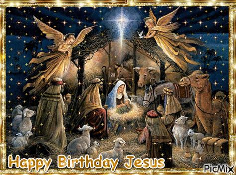 HAPPY BIRTHDAY JESUS - Free animated GIF - PicMix