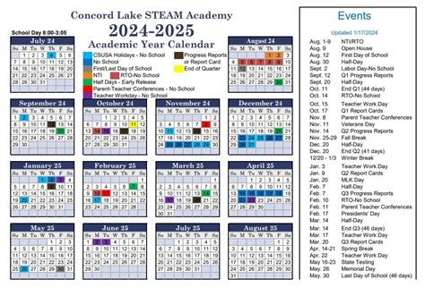 Concord Elementary School Calendar 2025 - Tamra Roanne