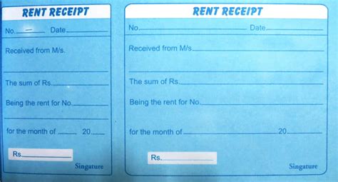 14 Rent Receipt Templates - Excel PDF Formats