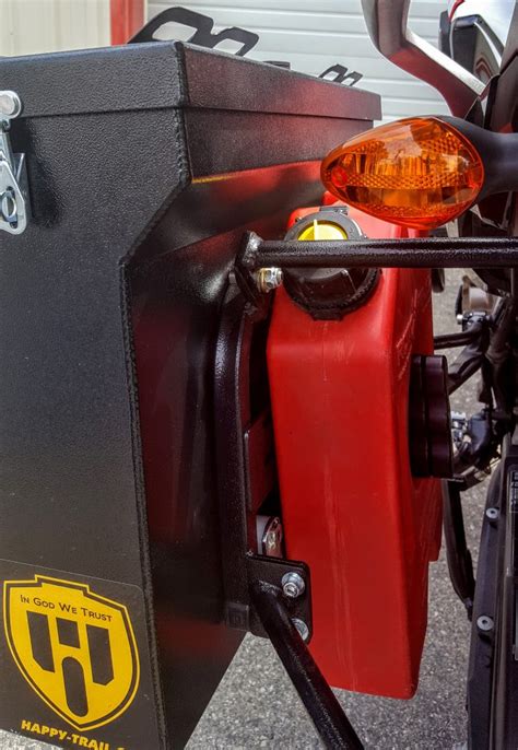 Rotopax gas can mounting on the carrier rack. - KTM 1090 Adventure Forum