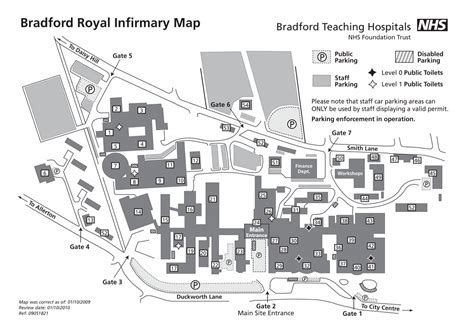 a map of BRI - Bradford Teaching Hospitals NHS Foundation Trust