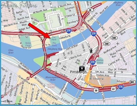 Pittsburgh Map - http://travelsfinders.com/pittsburgh-map-2.html ...