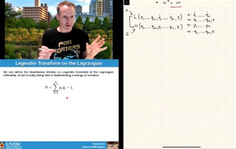 Classical Mechanics lectures and tutorials - ACDS