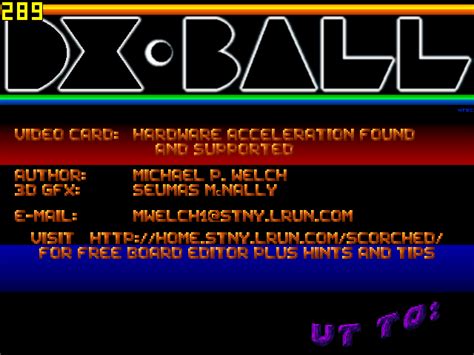 DX-Ball v1.9 : Michael P. Welch (BlitWise Productions) : Free Download, Borrow, and Streaming ...