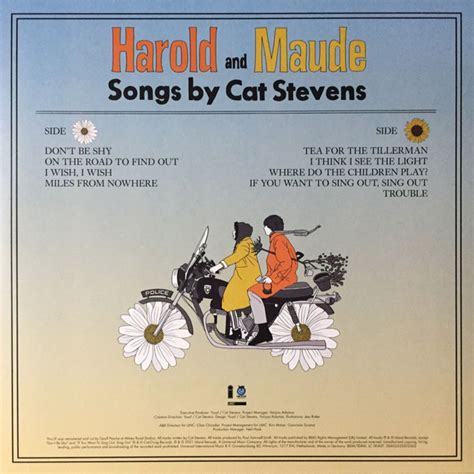 Пластинка Songs From Harold & Maude - Ost Stevens Cat. Купить Songs ...