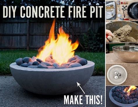 DIY Concrete Fire Pit | Home Design, Garden & Architecture Blog Magazine