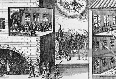 The Gunpowder Plot of 1605, taken from a contemporary Dutch print.... News Photo - Getty Images