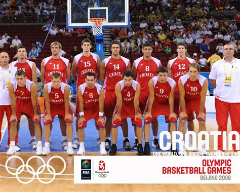 croatia basketball olympic team 2008 photo