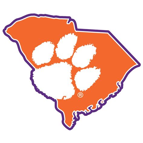 Clemson Glitter Paw Decal - Palmetto Shirt Co. – Koss Creative