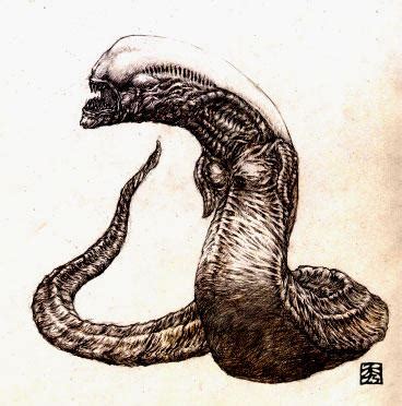 Chest Burster from 'Alien' by UCHIDER on DeviantArt