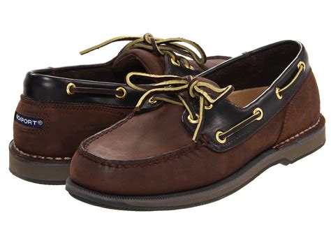 Rockport Ports Of Call Perth (taupe Nubuck/beeswax Leather) Men's Lace Up Casual Shoes in Brown ...