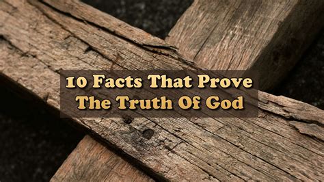 10 Facts That Prove The Truth Of God - Christian Wake-Up Call