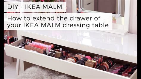 Ikea Malm Dressing Table Hack / 👇 materials & links below!