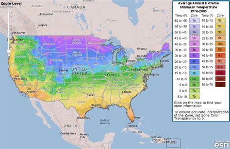 Climate Smart Farming USDA Plant Hardiness Map