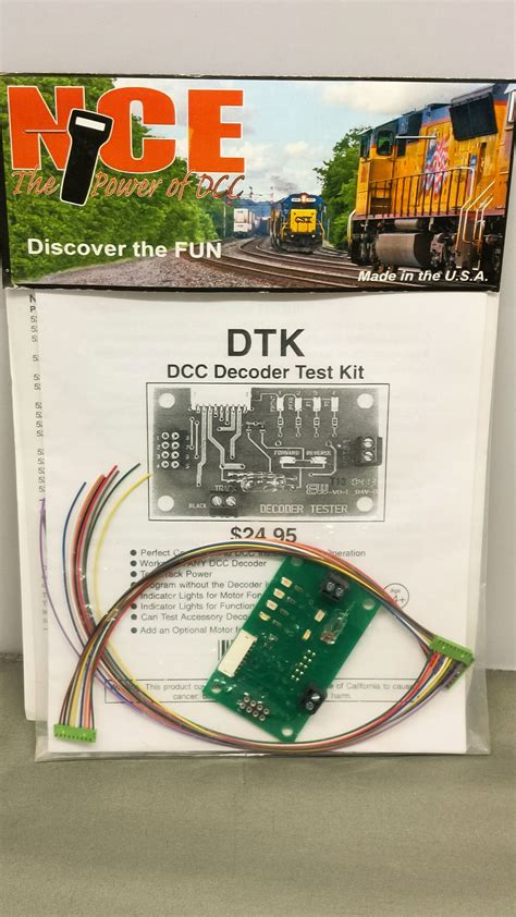 NCE. DCC decoder test kit