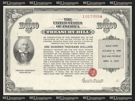 Example Of Treasury Bills