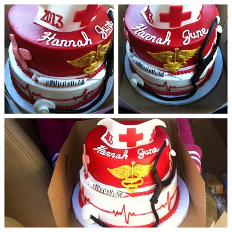 My nursing school graduation cake! Nursing School Graduation, College ...