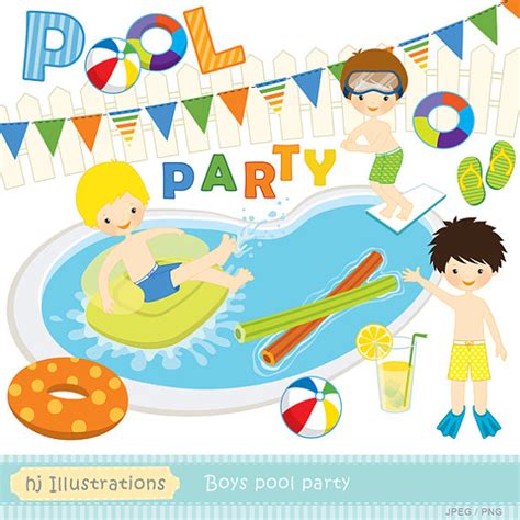 pool party clipart free - Clip Art Library