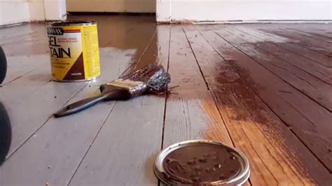 Gel Stain Wood Floor Without Sanding | Review Home Co