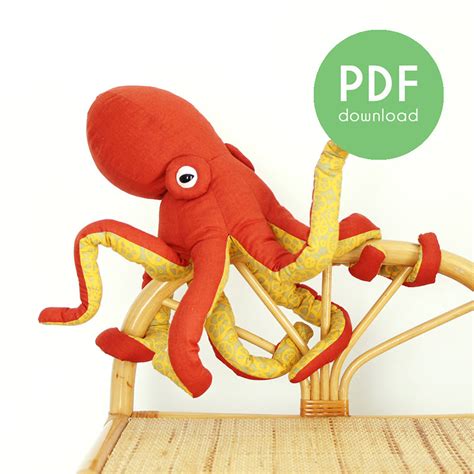 Octopus Sewing Pattern - PDF Download – Rita Van Tassel Studio