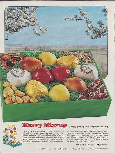 Harry & David's Christmas Book of Gifts catalog 1974