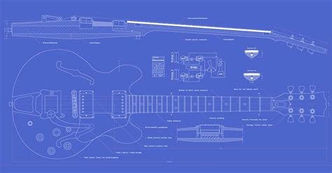 Gibson CS-356 Guitar Templates | Electric Herald