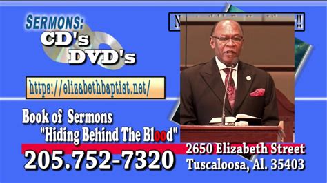 Dr.Vernon Swift, Pastor of Elizabeth Baptist Church Tuscaloosa - YouTube