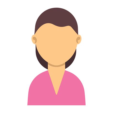 Woman avatar person female vector illustration icon character. Face portrait woman avatar ...