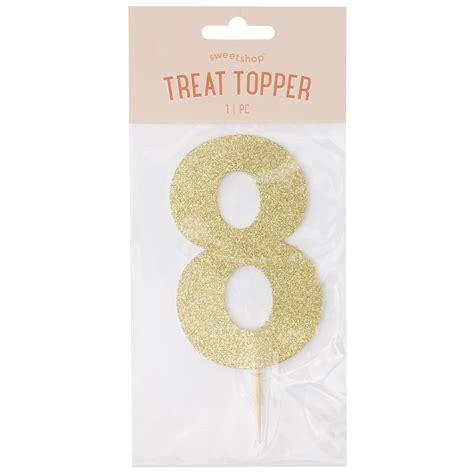 Sweetshop Cake Topper-Number 8 – American Crafts