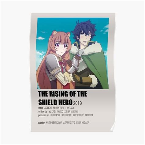 "The rising of the shield hero" Poster for Sale by MiikxCry | Redbubble