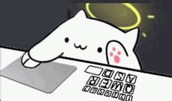 Bongo Cat Moving Computer Mouse GIF | GIFDB.com