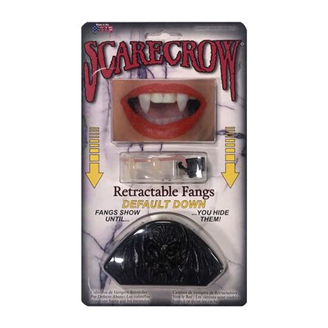 Fashion Retractable Halloween Party Vampire Fangs-Realistic Reusable ...