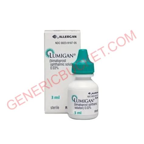 Lumigan Eye Drops | Bimatoprost (0.03% w/v) | genericbucket