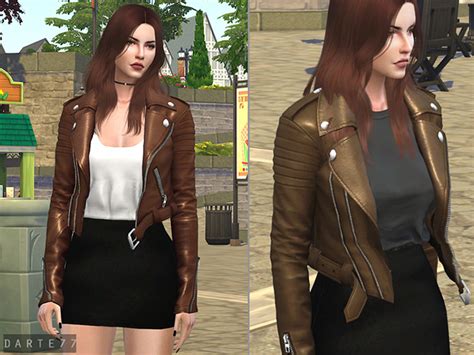 Best Sims 4 Leather Jacket CC (Male + Female) – FandomSpot