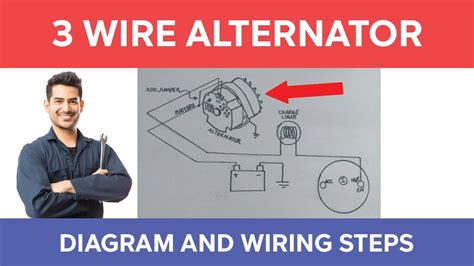 3 Wire Alternator Wiring Diagram Explained With Steps - YouTube