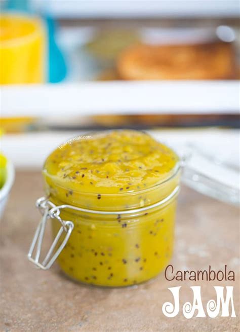 Star Fruit Carambola Jam with Kiwi | Healing Tomato Recipes