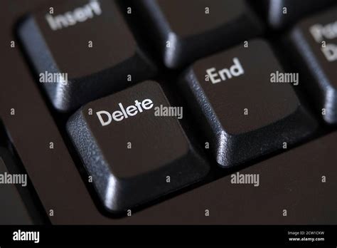 Delete button keyboard hi-res stock photography and images - Alamy