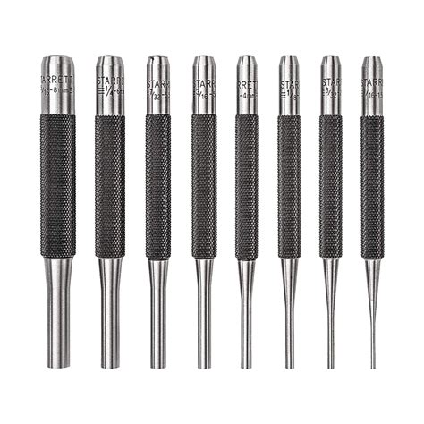 Starrett 8-Piece Drive Pin Punch Set - Midwest Technology Products