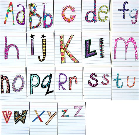 Easy Letters To Draw Alphabet