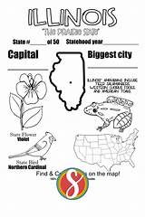 Free Illinois Activity Pages — Stevie Doodles sketch template