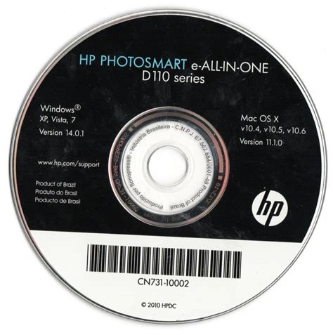 HP Photosmart D110 Series CD : HP : Free Download, Borrow, and ...