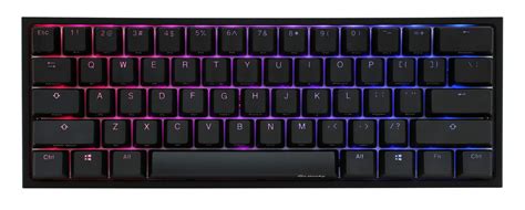 Buy Akko x Ducky One 2 Mini RGB LED 60% Double PBT Mechanical Keyboard (Cherry MX Red) Online at ...